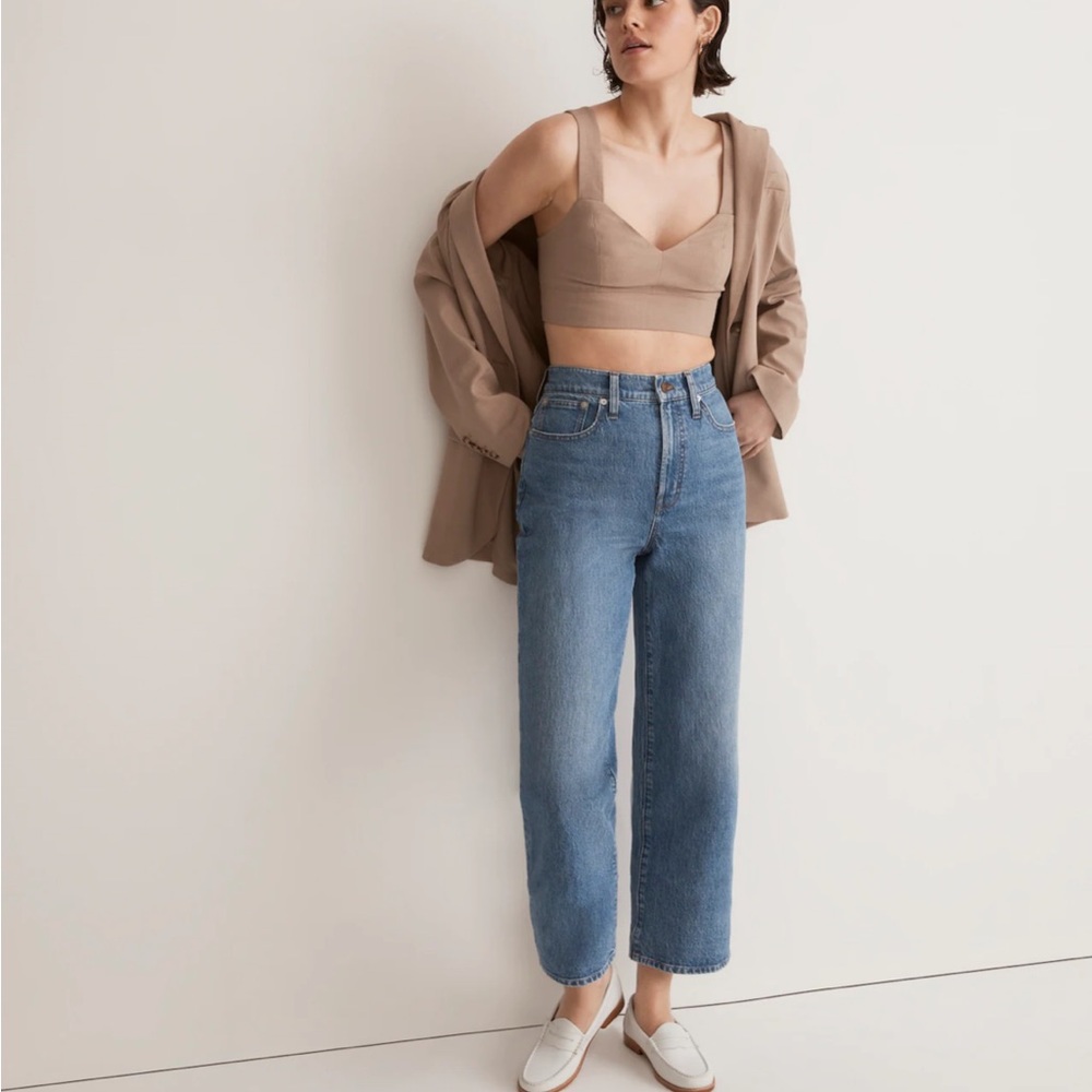 Madewell Perfect Vintage Wide-Leg Crop Jean